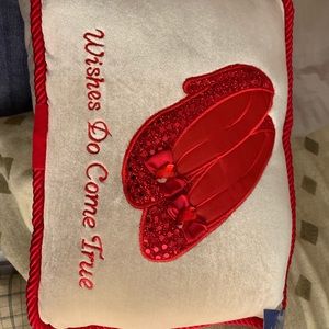 Wizard Of Oz Ruby Slippers pillow